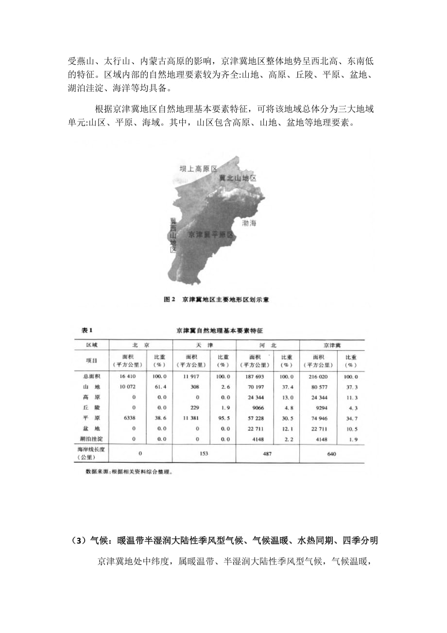 京津冀的资源环境特征.doc_第2页