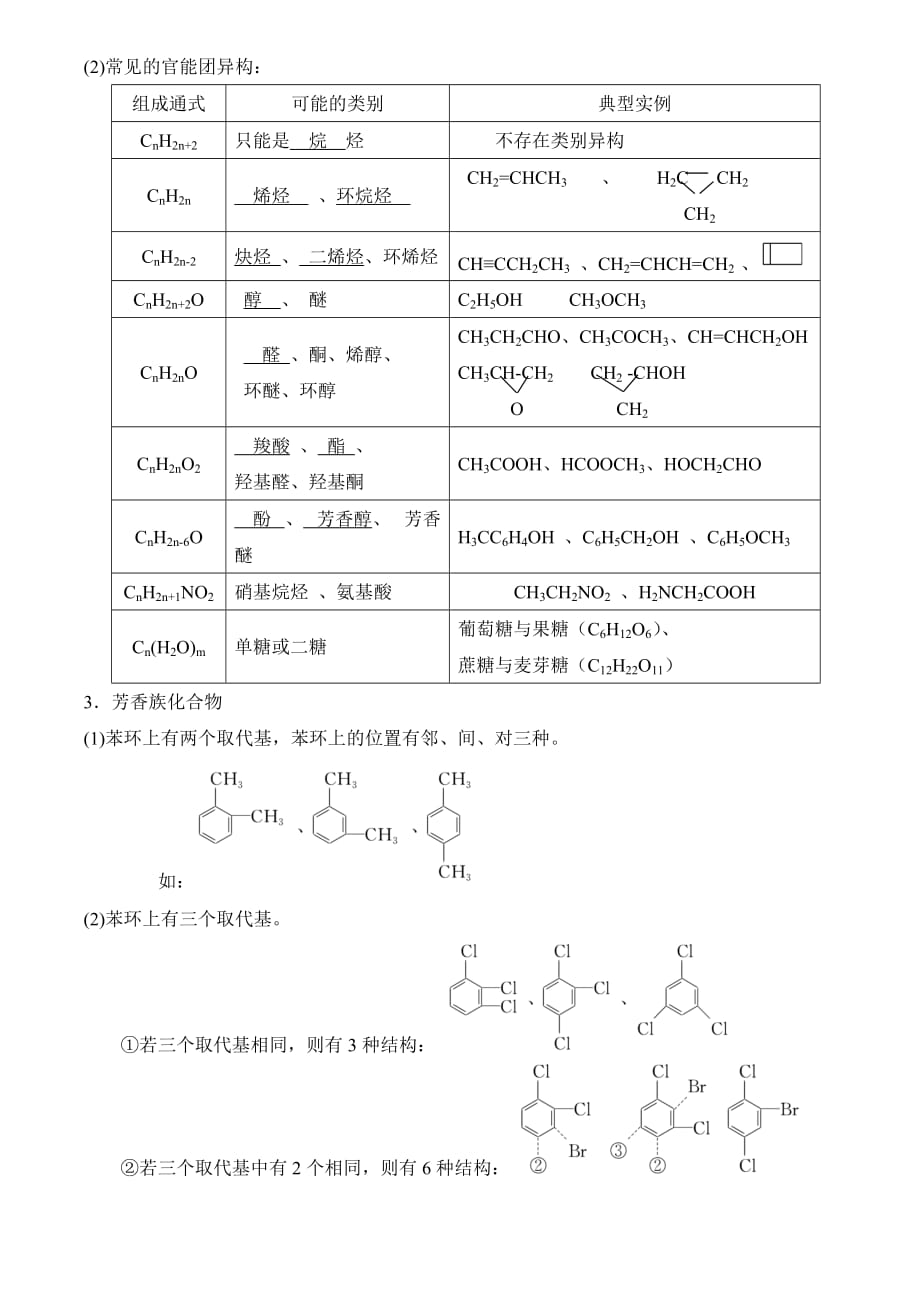 专题-同分异构体-答案.doc_第2页