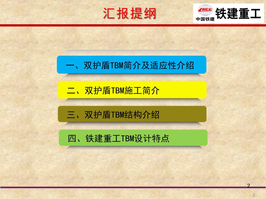 铁建重工双护盾TBM技术交流PPT幻灯片课件_第2页