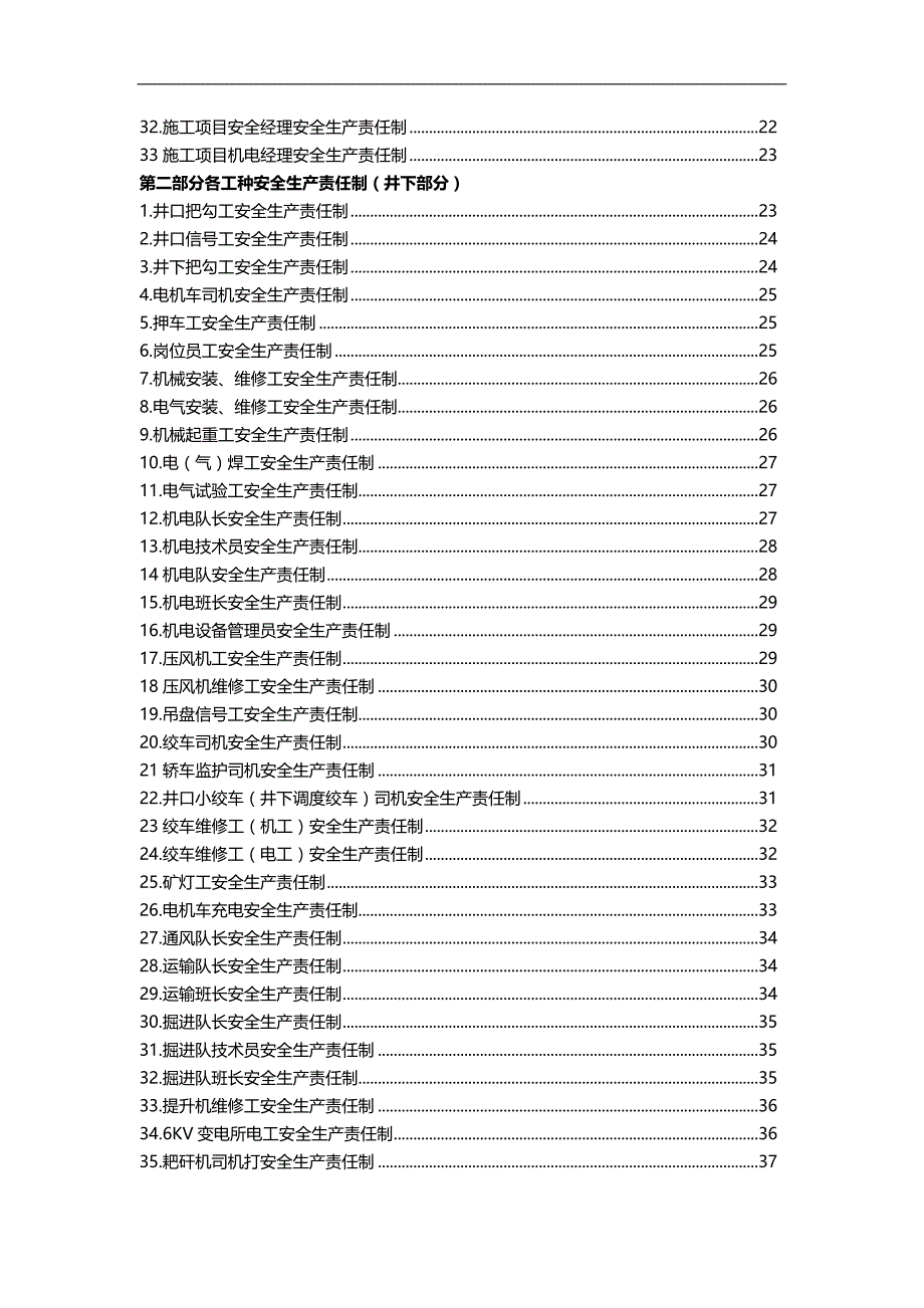 2020（安全生产）2020年煤矿各级领导岗位人员职能机构安全生产责任制_第2页