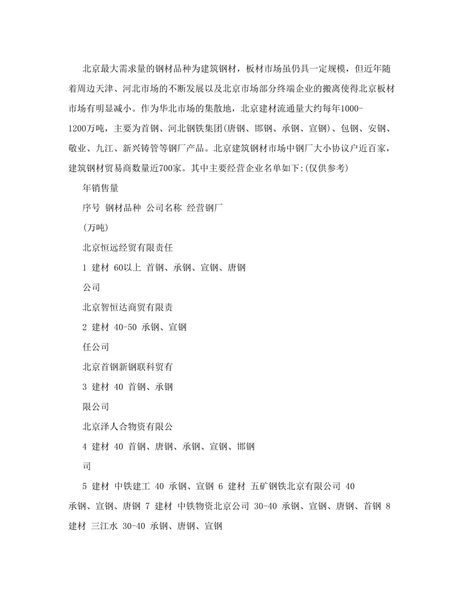北京钢材市场调研报告.doc_第3页