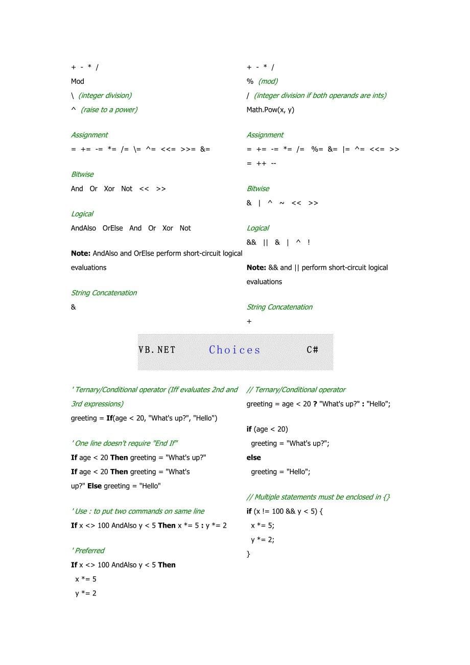 C#和vbnet的转换_第5页