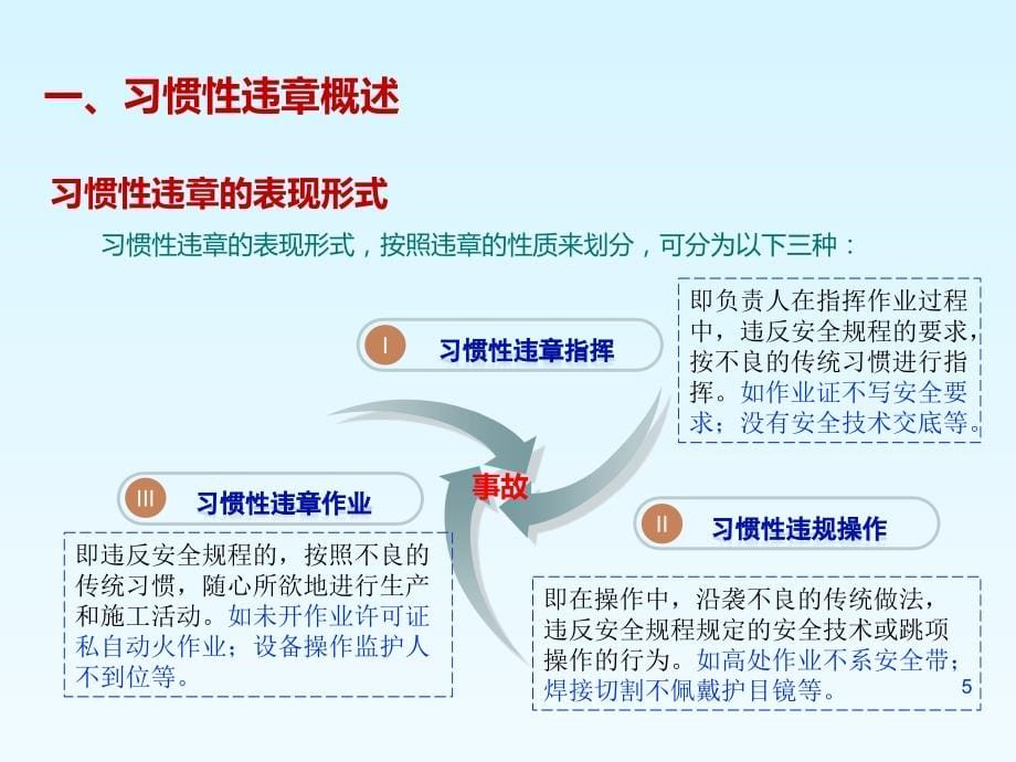 违章教育习惯性违章培训PPT幻灯片课件_第5页