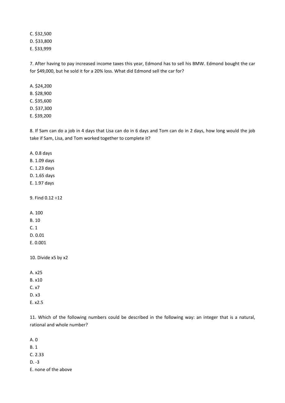 SAT数学真题_第2页