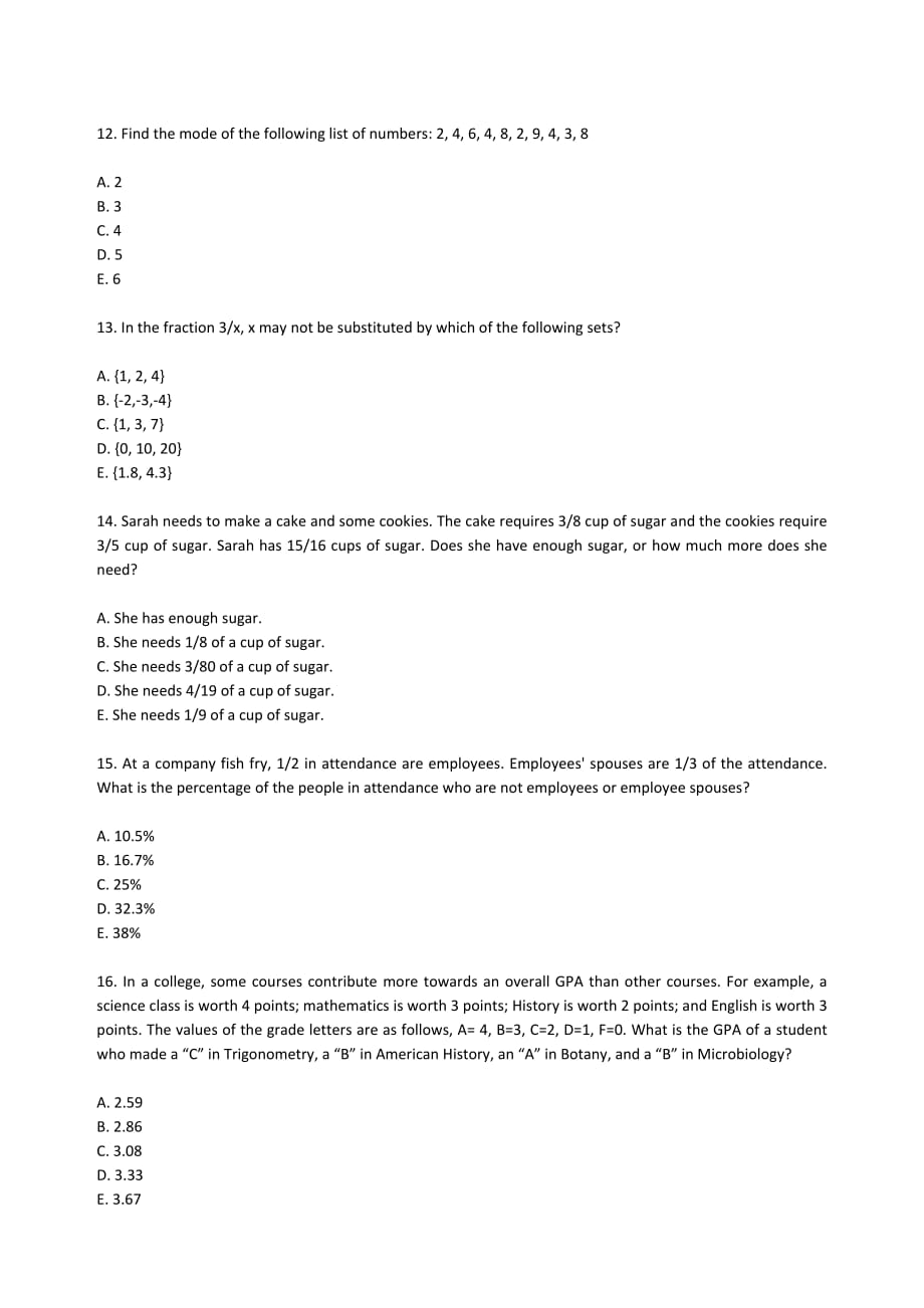 SAT数学真题_第3页