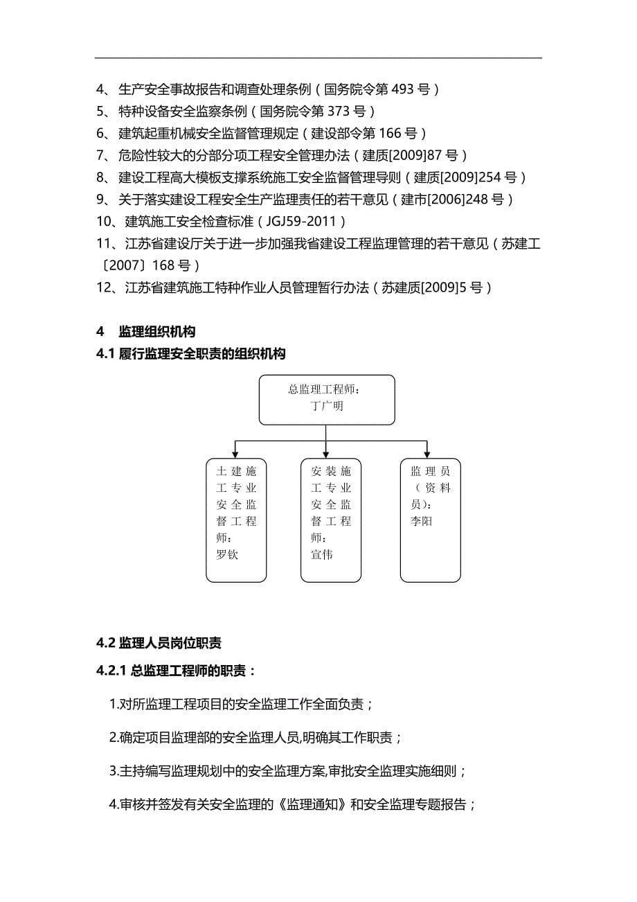 2020（岗位职责）2020年某地块工程监理实施细则_第5页