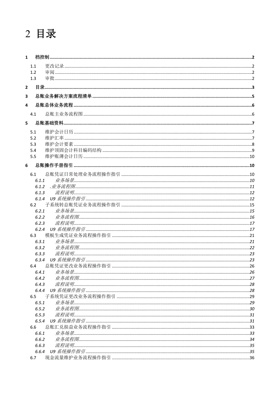 U9ERP项目操作手册-总账业务V2.0.doc_第3页