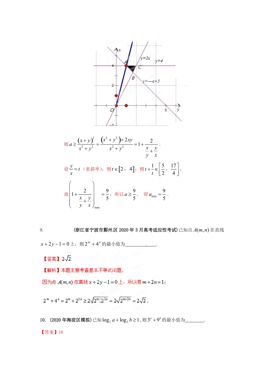 2020高考数学 考前冲刺第四部分专题六 不等式（通用）_第4页
