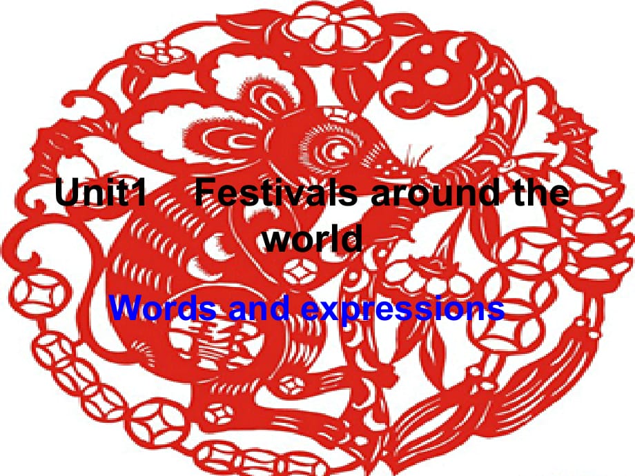 Unit1 必修三 Festivals around the world词汇_第1页