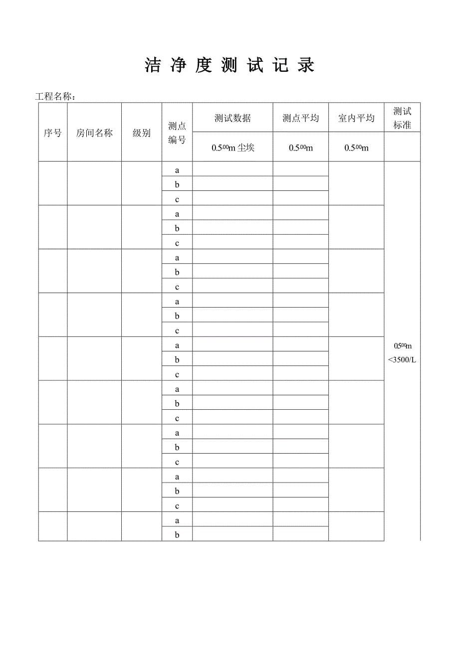 GMP净化工程验收单.doc_第5页