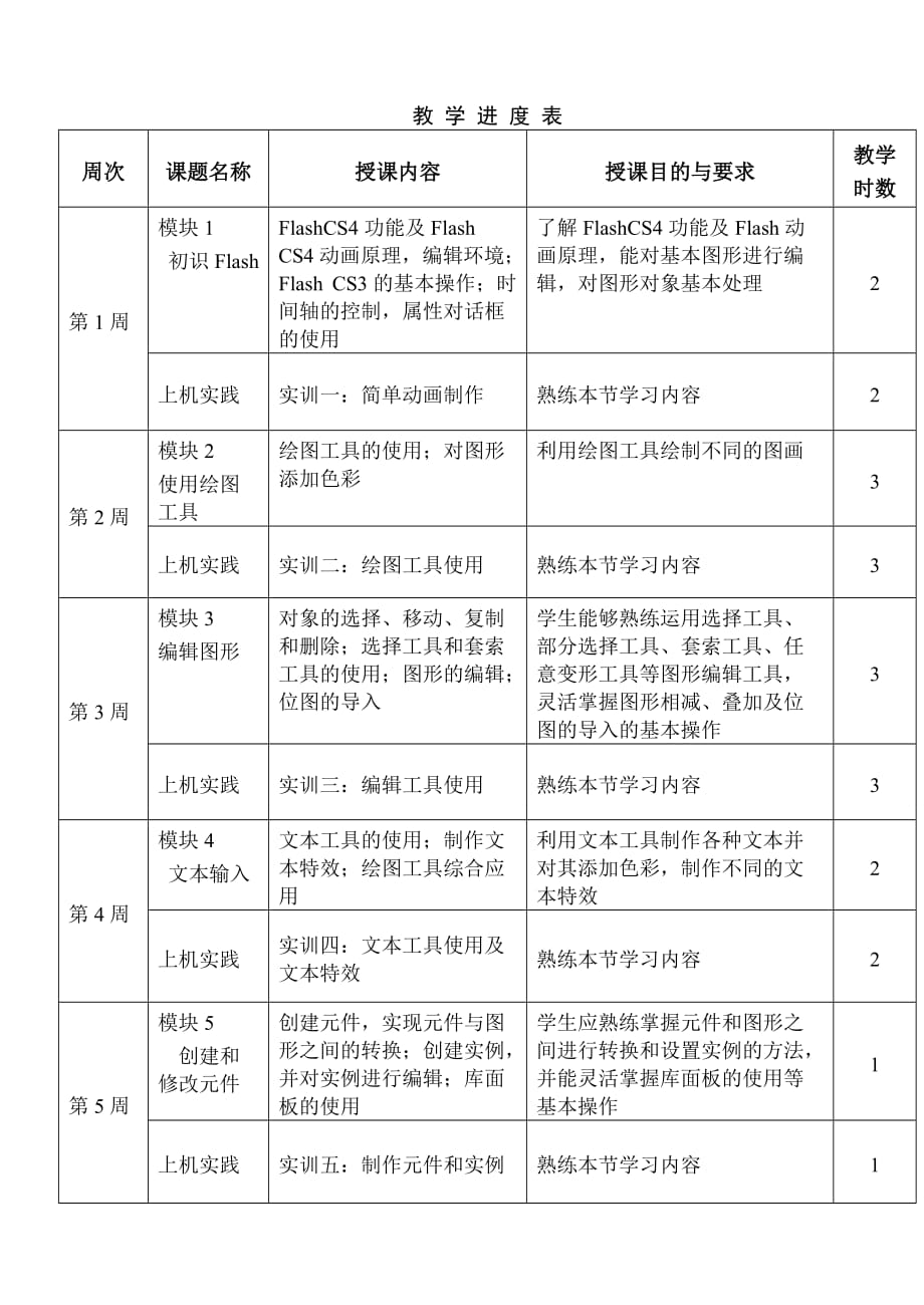 flash授课计划_第3页