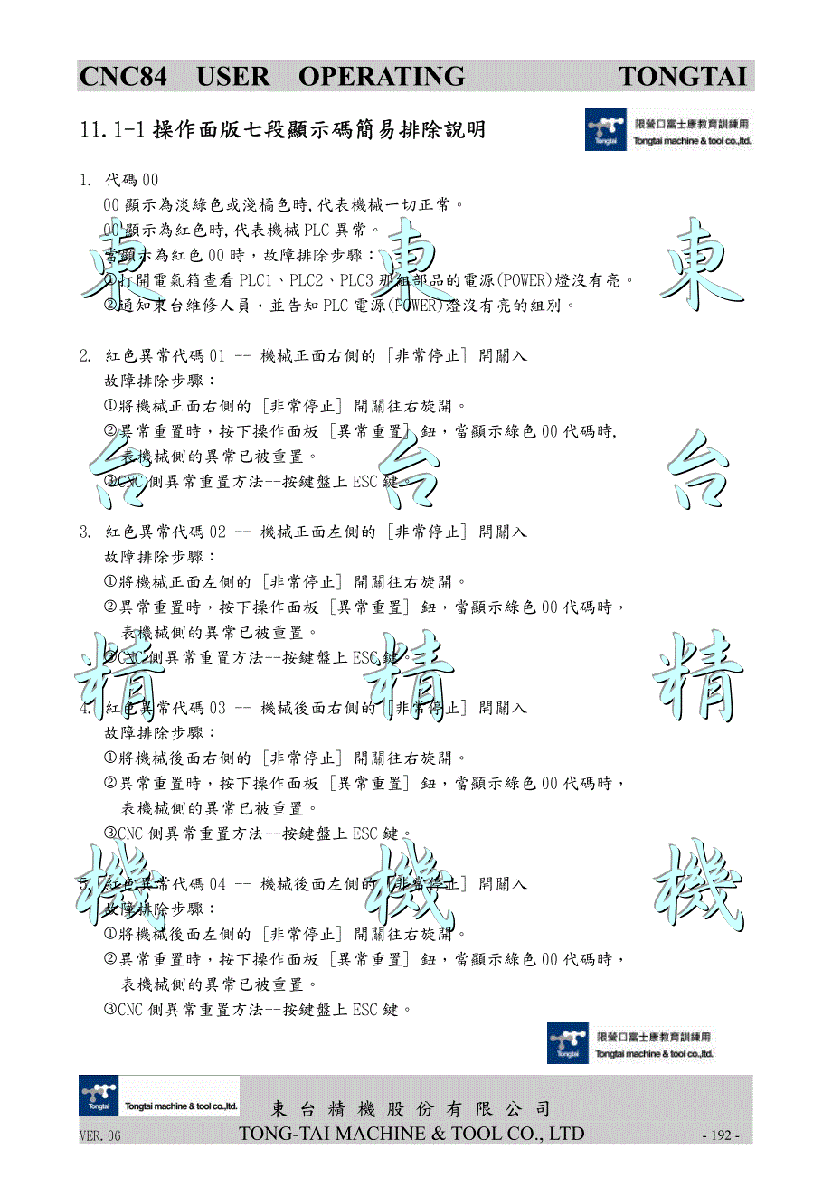 东台精机高速钻孔机CNC84异常代码说明2015-5-4.pdf_第2页