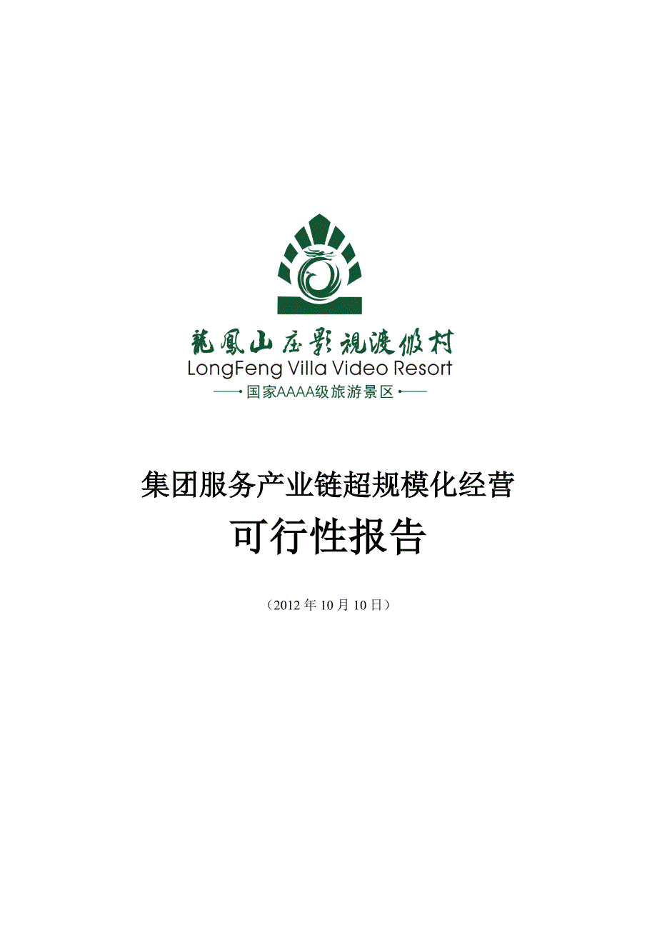 嘉辉集团服务产业链超规模化经营可行性实施计划书_第1页