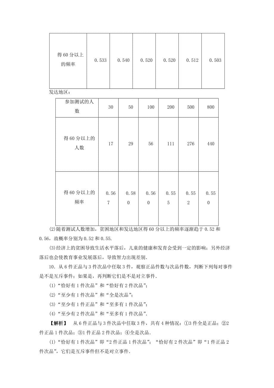 2020年高考数学二轮限时训练 计数原理、概率、随机变量及其分步、统计、统计案例 11 理（通用）_第5页