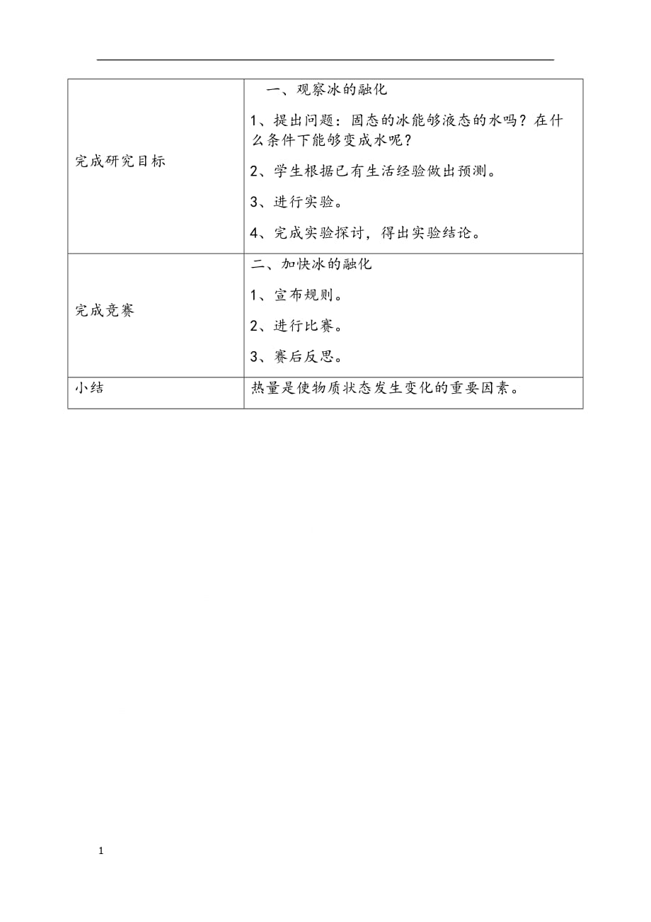 三年级科学下册教案冰融化了教材课程_第2页