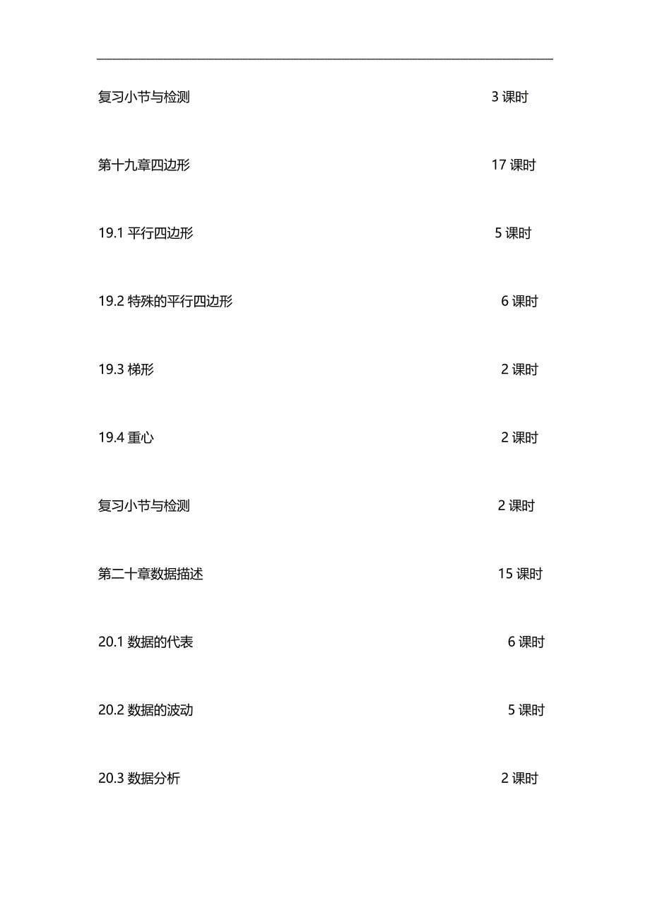 2020（工作计划）2020年八年级下学期数学教学工作计划分析_第5页