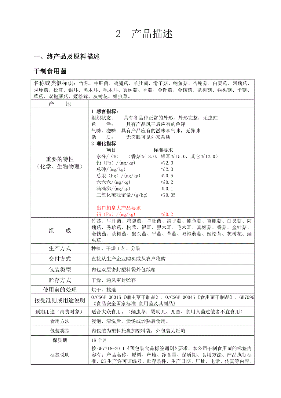 干制食用菌HACCP计划(2018.01.11).doc_第4页