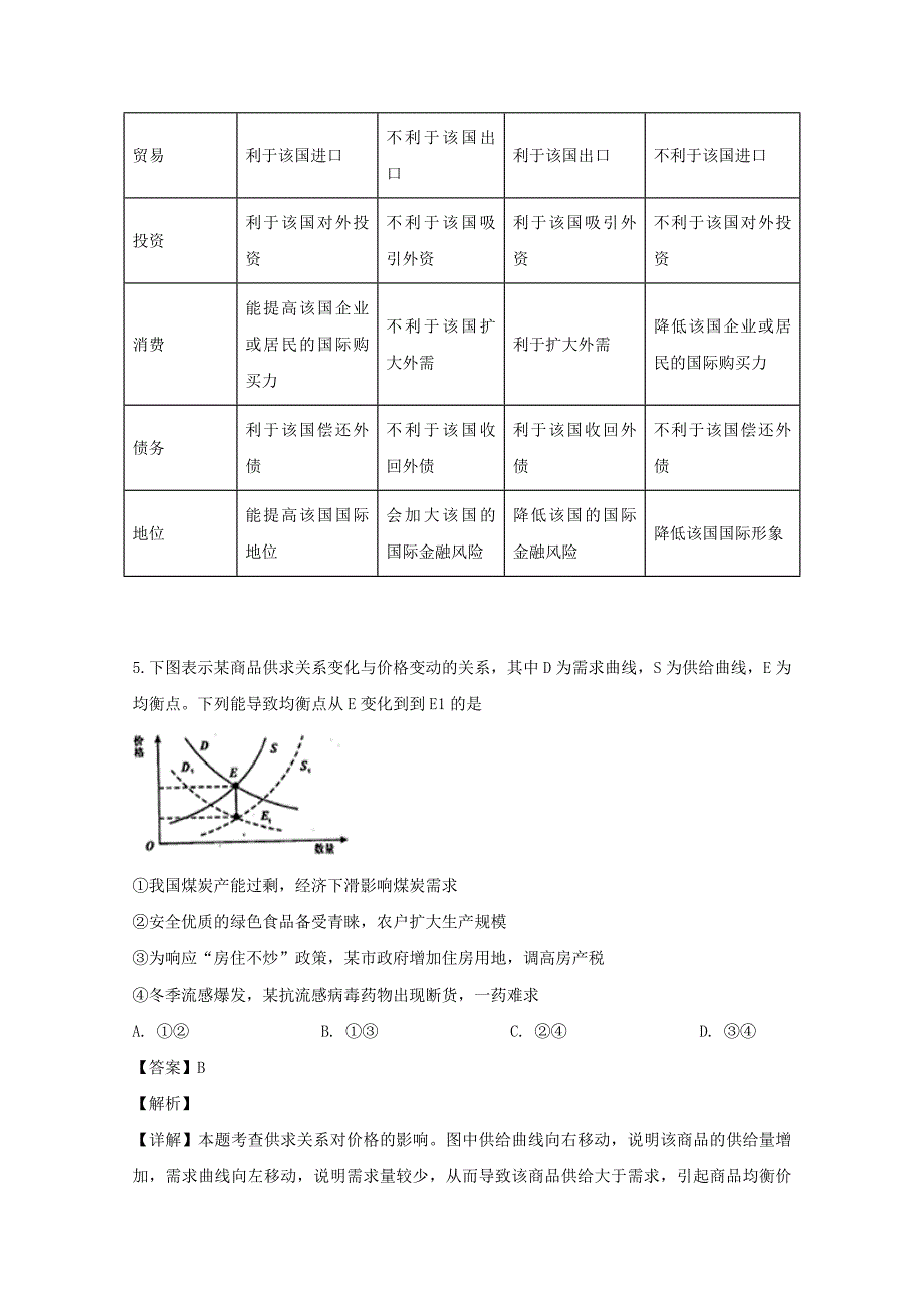 河南省郑州市2018-2019学年高二政治下学期期中试题（含解析）_第4页