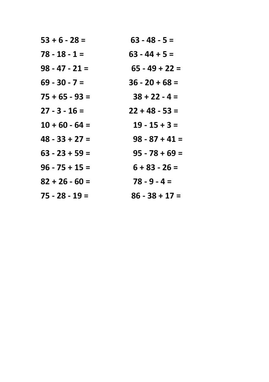 100以内加减混合题200道_带答案(1).doc_第5页