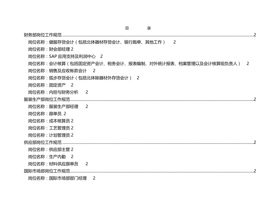 2020（岗位职责）2020年服装企业岗位工作规范说明_第3页