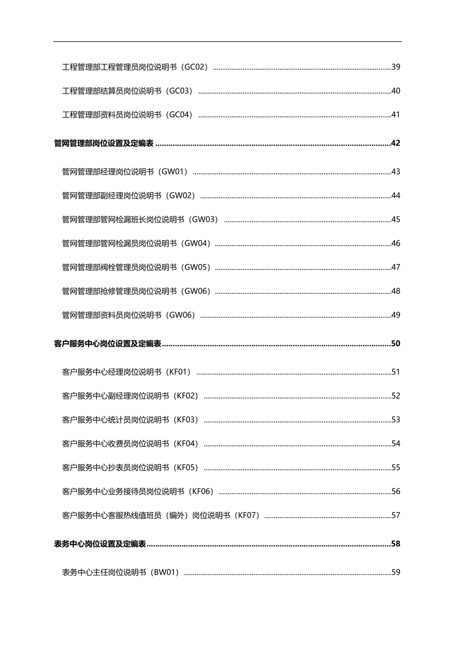 2020（岗位职责）2020年某公司部门岗位设置定编及职位说明书_第3页