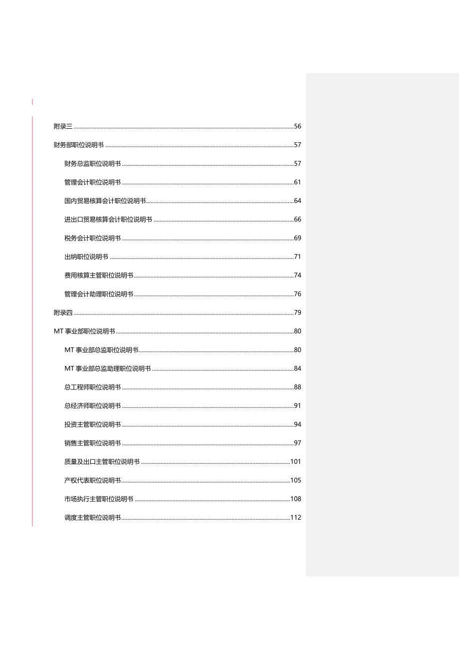 2020（岗位职责）2020年职位说明书汇总_第4页