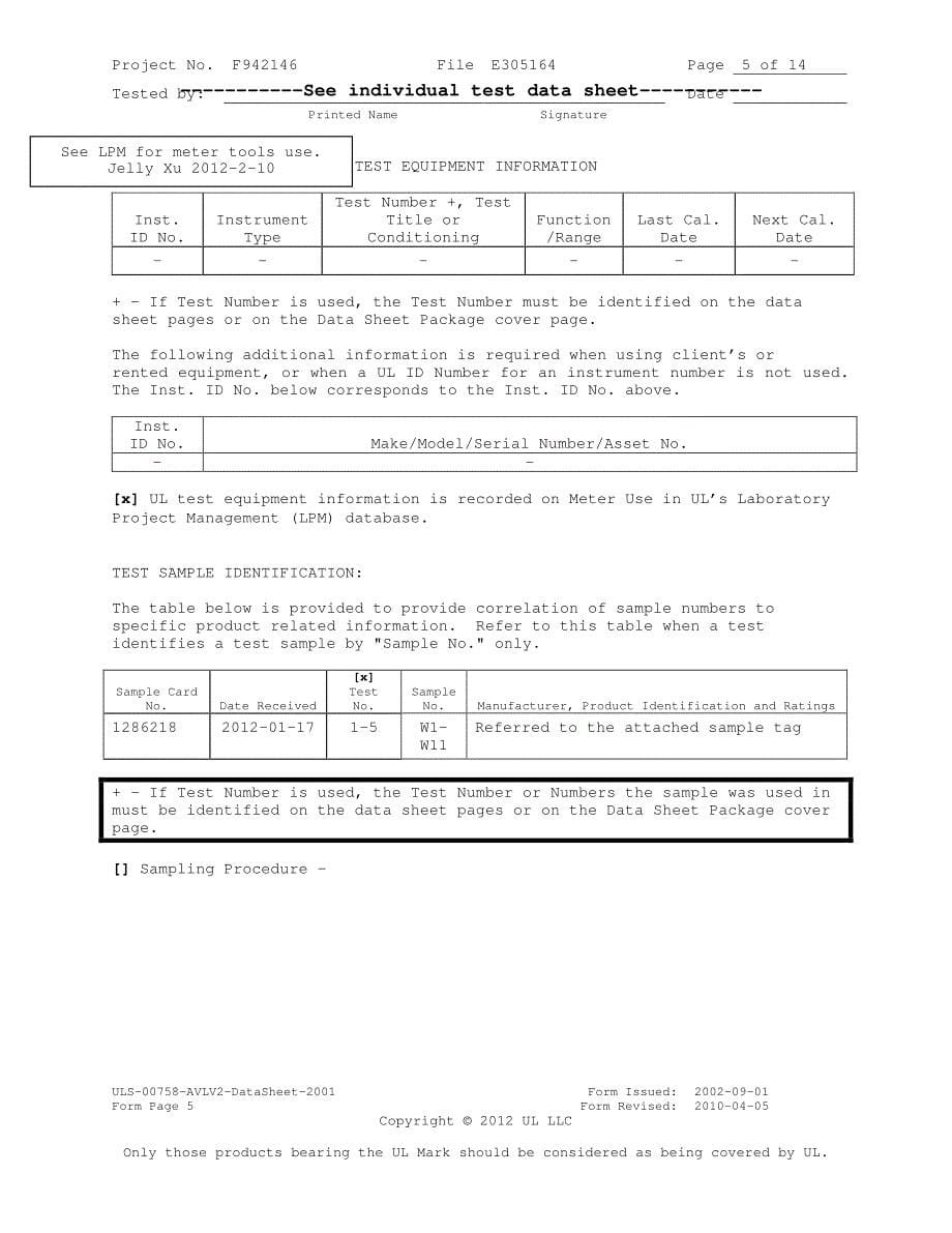 UL1332电器性能报告.pdf_第5页