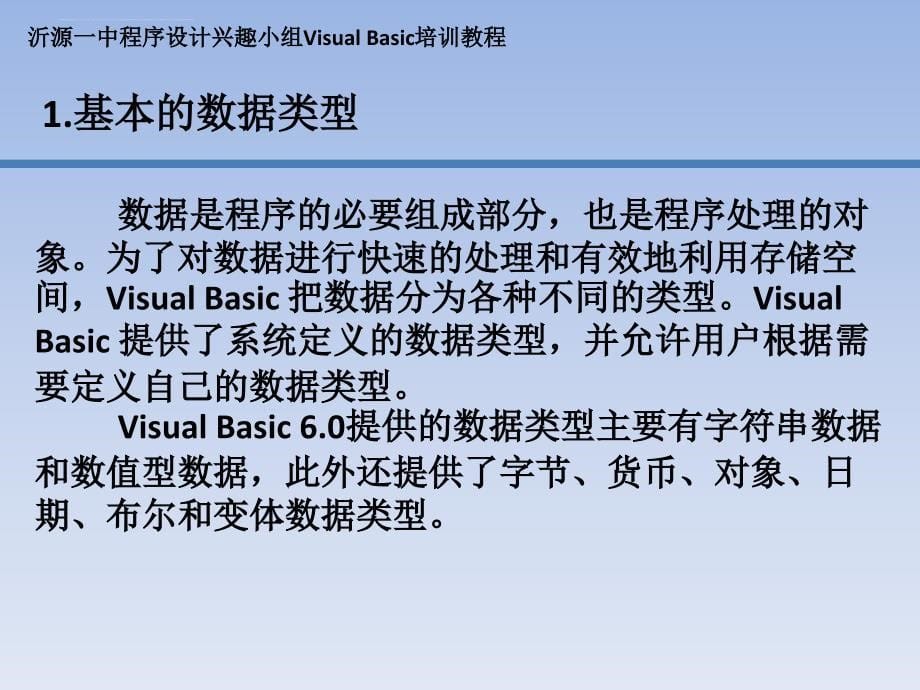 Visual-Basic-数据类型、运算符与表达式_第5页