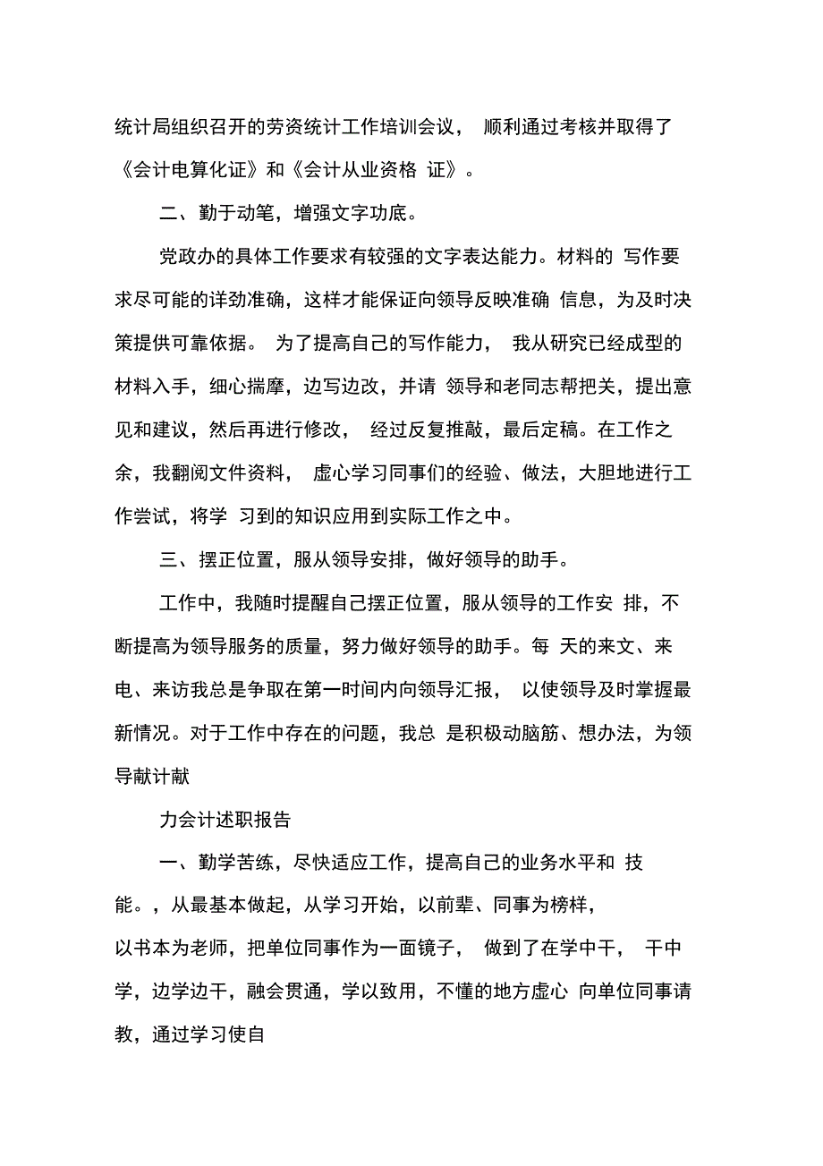 202X年会计师述职报告_第4页