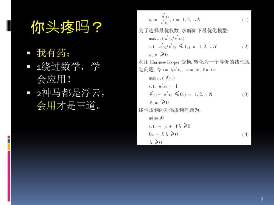 数据包络分析DEAPPT幻灯片课件_第5页