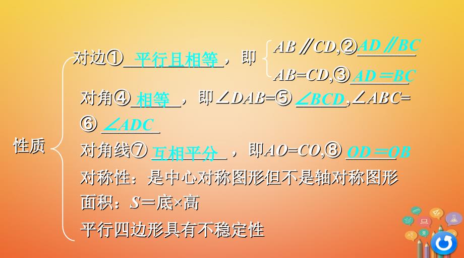 浙江省2018年中考数学复习 第一部分 考点研究 第五单元 四边形 第23课时 平行四边形与多边形课件_第3页