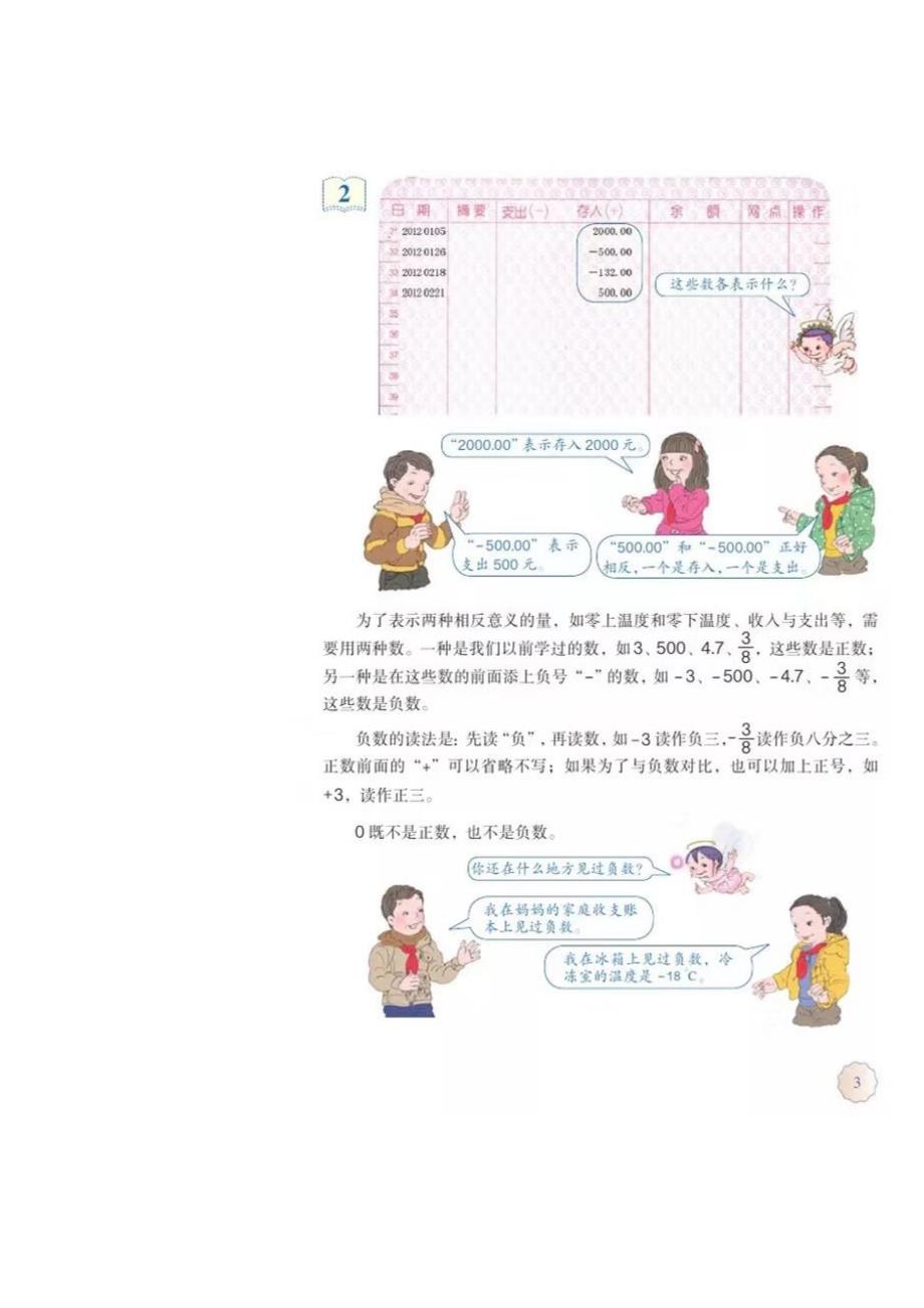 人教版六年级数学下册一二单元自学单_第3页