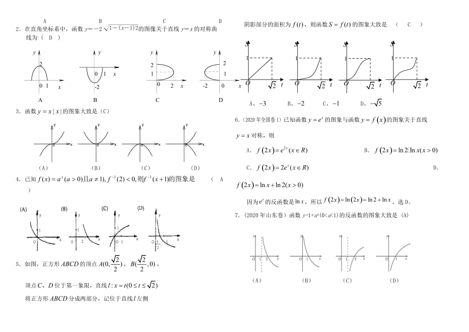 培优讲义函数部分 新课标 人教版（通用）_第4页