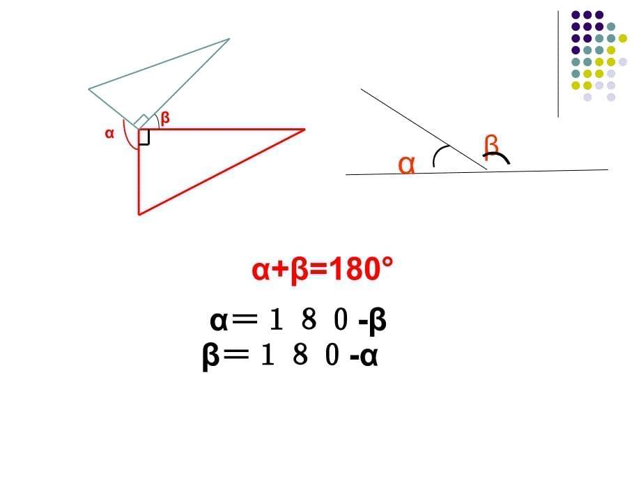 广西桂林市逸仙中学七年级数学上册教学课件余角与补角_第5页