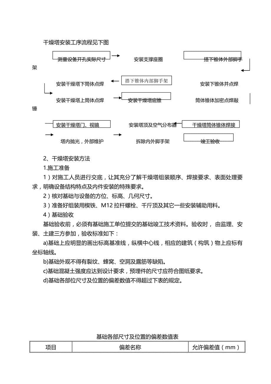 2020（建筑工程管理）干燥塔安装施工工艺_第5页