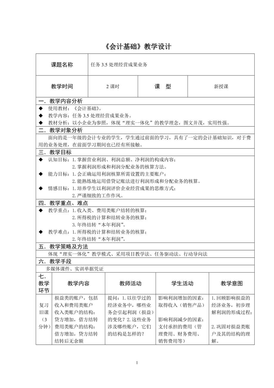 任务3.5-处理经营成果业务_第1页