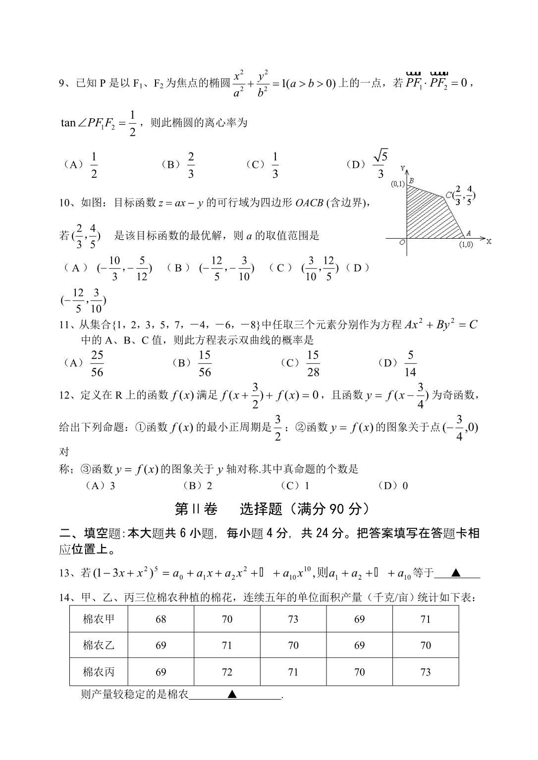 江苏省江都高级中学高三数学（通用）_第2页