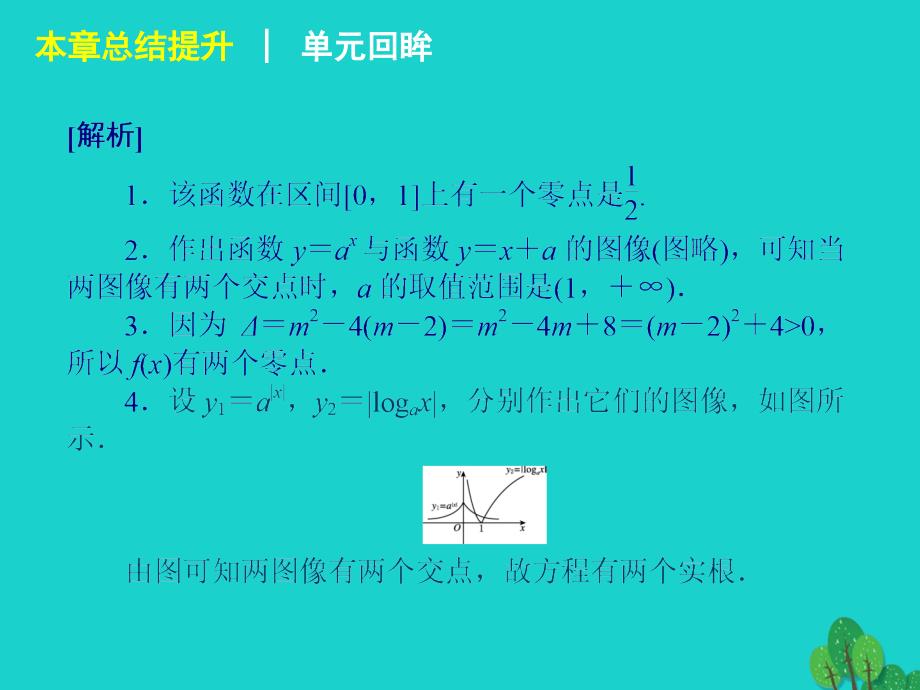 学练考2016年秋高中数学 第三章 函数的应用总结提升课件 新人教A版必修1_第4页