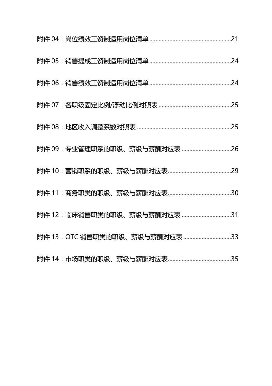 2020（管理制度）医药公司薪酬管理办法HR猫猫_第5页