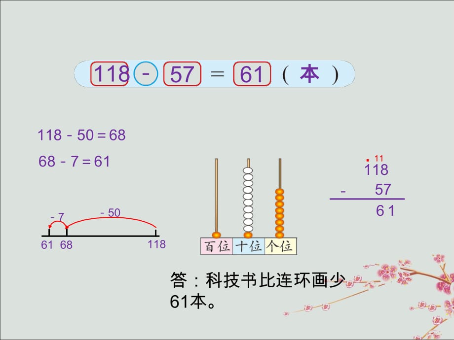 2018_2019学年二年级数学下册第五单元加与减课时4小小图书馆教学课件北师大版.ppt_第4页