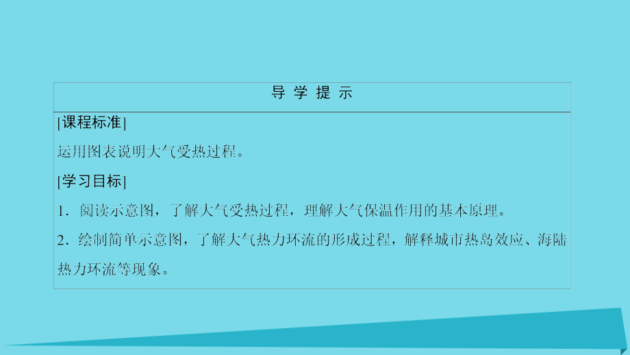 2017_2018学年高中地理第二章地球上的大气2.1.1大气的受热过程热力环流课件新人教版必修.ppt_第3页