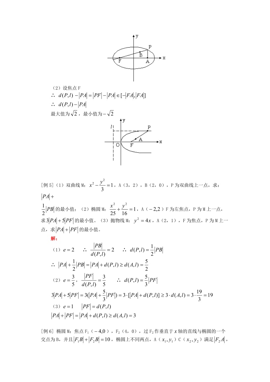 高三数学圆锥曲线的定义（理）人教版知识精讲（通用）_第3页