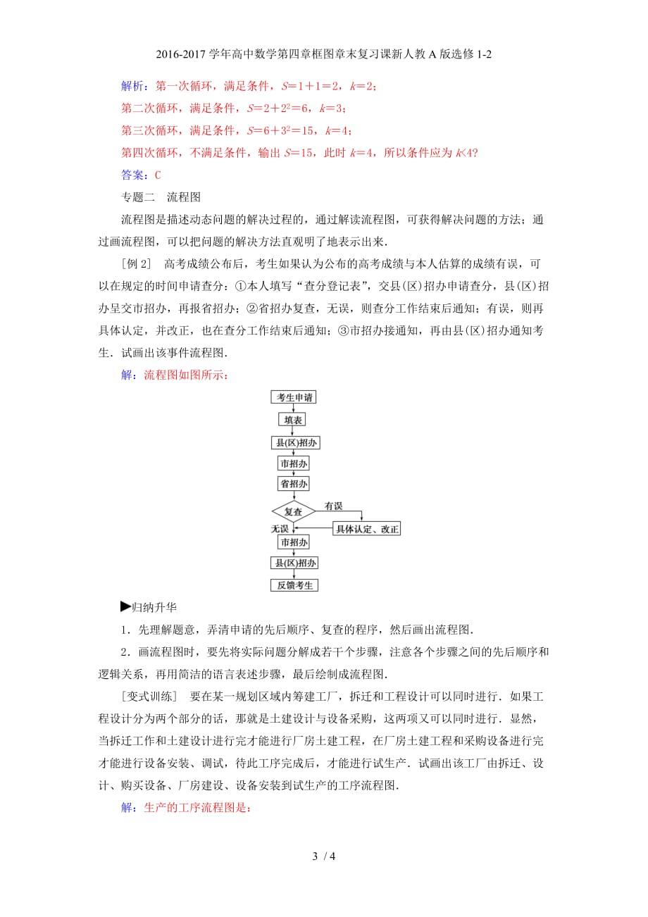 高中数学第四章框图章末复习课新人教A选修1-2_第3页