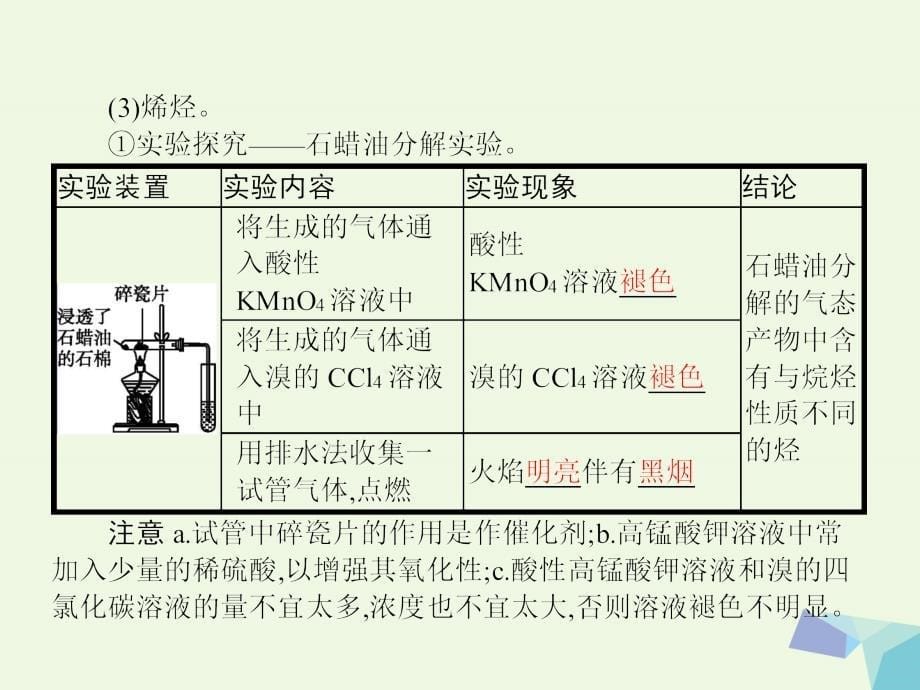 2017高中化学第三章有机化合物第二节来自石油和梅的两种基本化工原料第1课时课件新人教版必修.ppt_第5页