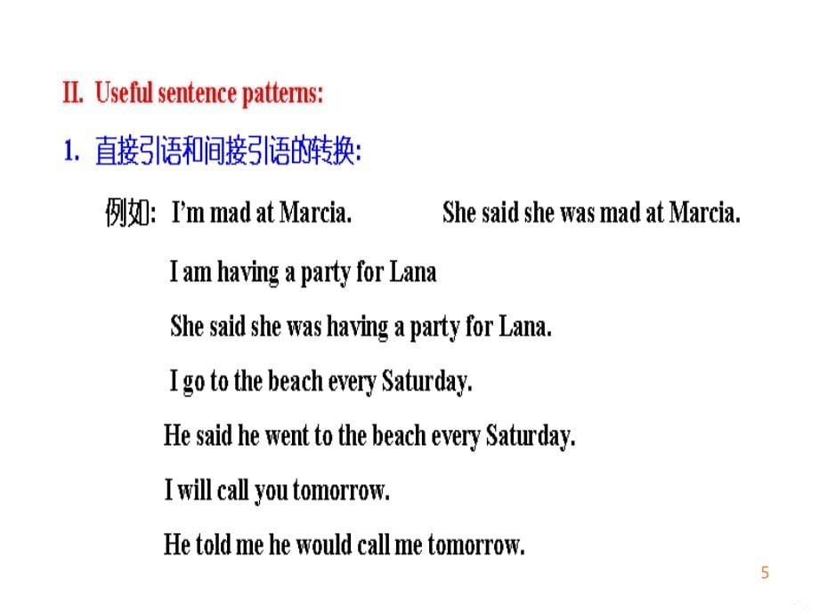 （单词、句型、语法讲解版） By Mr. Wang March ppt课件_第5页