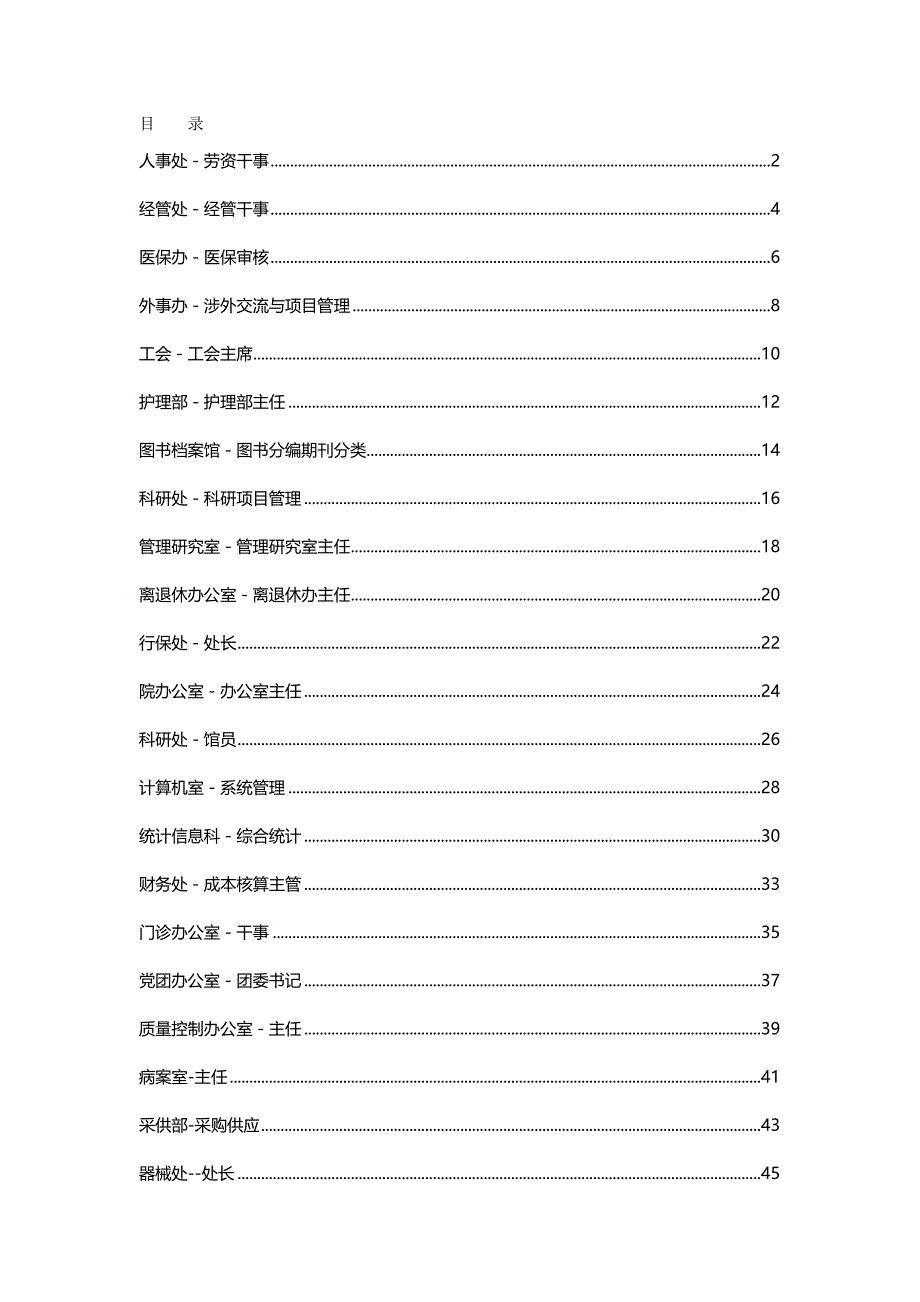 2020年（岗位职责）某公司典型职位描述_第2页