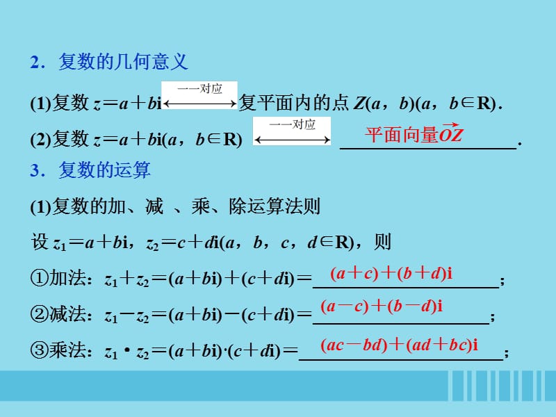 浙江专用2020版高考数学大一轮复习第五章平面向量复数第4讲数系的扩充与复数的引入课件.ppt_第4页