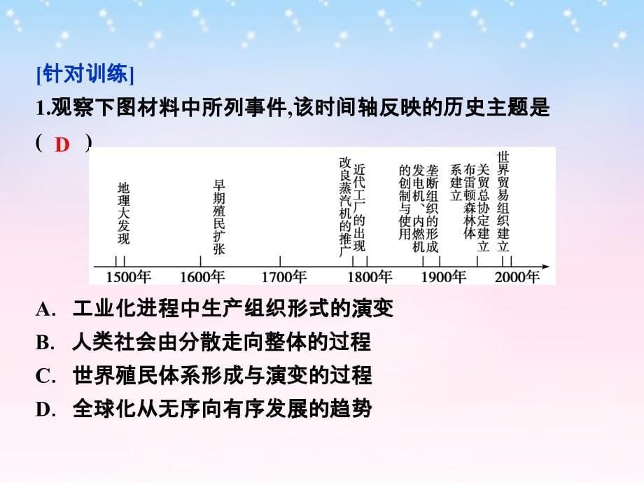 【优化方案】2016年高中历史 第八单元 世界经济的全球化趋势 单元优化总结课件 新人教版必修.ppt_第5页