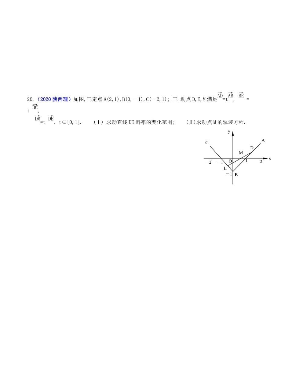 高三数学历届高考中的《平面向量》试题精选(自我测试) 人教版（通用）_第4页