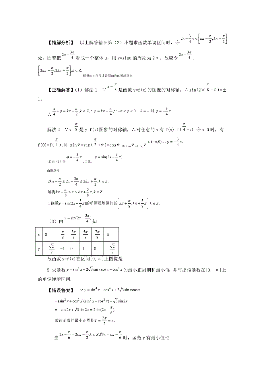 2020高考数学最后冲刺 三角函数（通用）_第4页